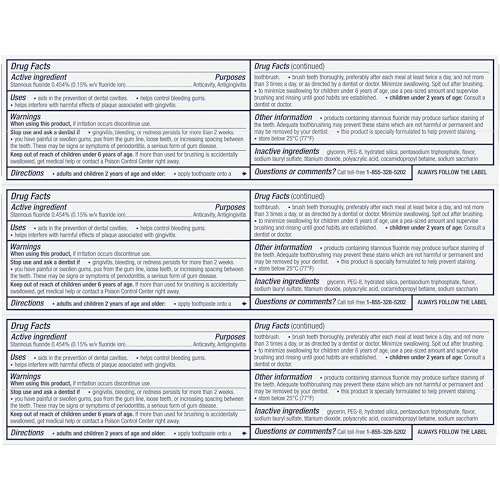 Parodontax Teeth Whitening Toothpaste To Help Bleeding Gums, Gum Toothpaste For Gum Health, 3.4 Oz x 3