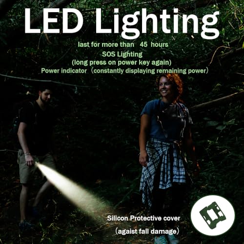 CAZOKASI 2024 Upgrade 10000mAh Waist Clip Fan Wearable Fan Portable Personal Body Fan Powerful Upto 40H Cooling and Heatstroke Prevention Fan (Green)