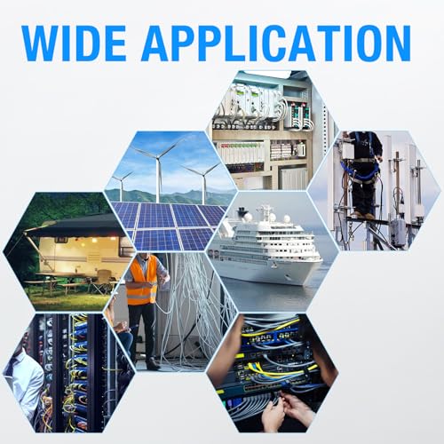 NAOEVO 8 Gauge Marine Wire Duplex Marine Grade Wire, 8 AWG Wire Stranded PVC Boat Electrical Wire, Waterproof/Corrosion Resistant/Tinned Copper 8/2 Wire for Boat/Automotive/RV/Solar (15FT-4.5M)