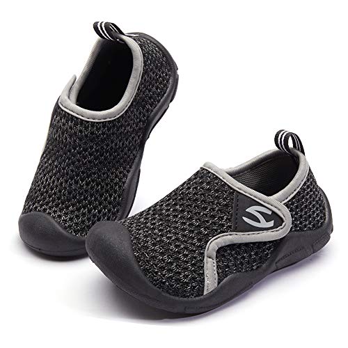 GUBARUN Toddler Boys Girls Sneakers Kids Lightweight Tennis Shoes Breathable(Wine red Toddler 5)