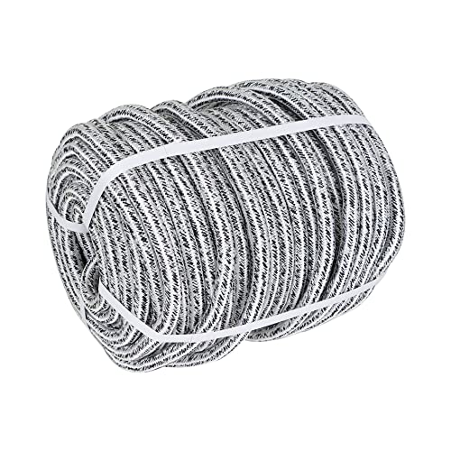 elfinrm Arborist Tree Rope, 1/2inch by 100FT, 12 Strand Bull Rope up to 8000lbs Tensile Strength, Blue and Orange