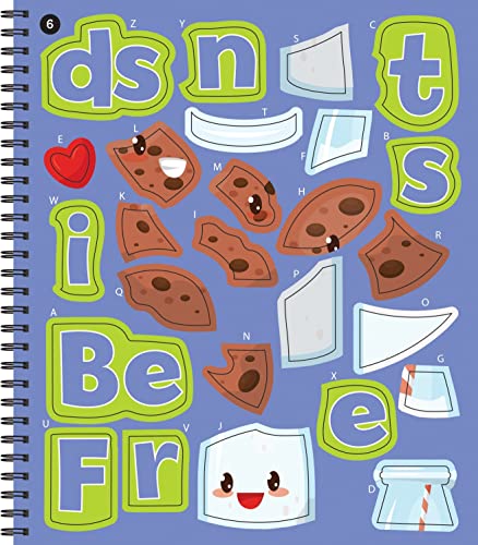 Brain Games - Sticker by Letter: Silly Snacks