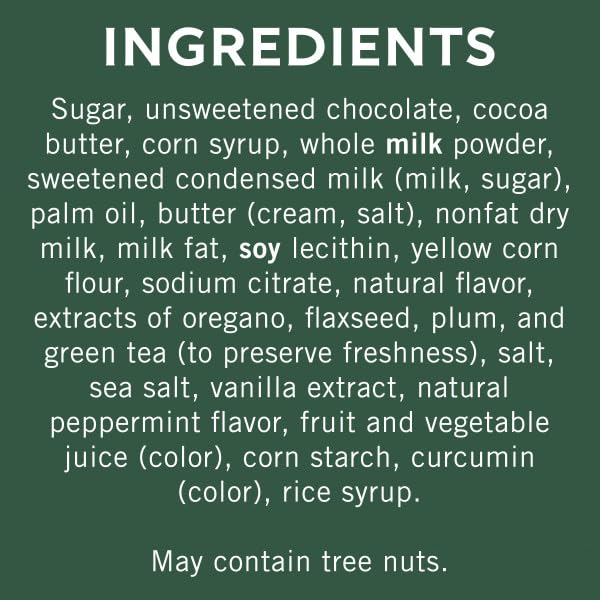 Ghirardelli Holiday Mini's Chocolate Assortment 12.2 Ounce - Milk Chocolate Caramel, Peppermint Bark and Dark Chocolate Sea Salt Caramel
