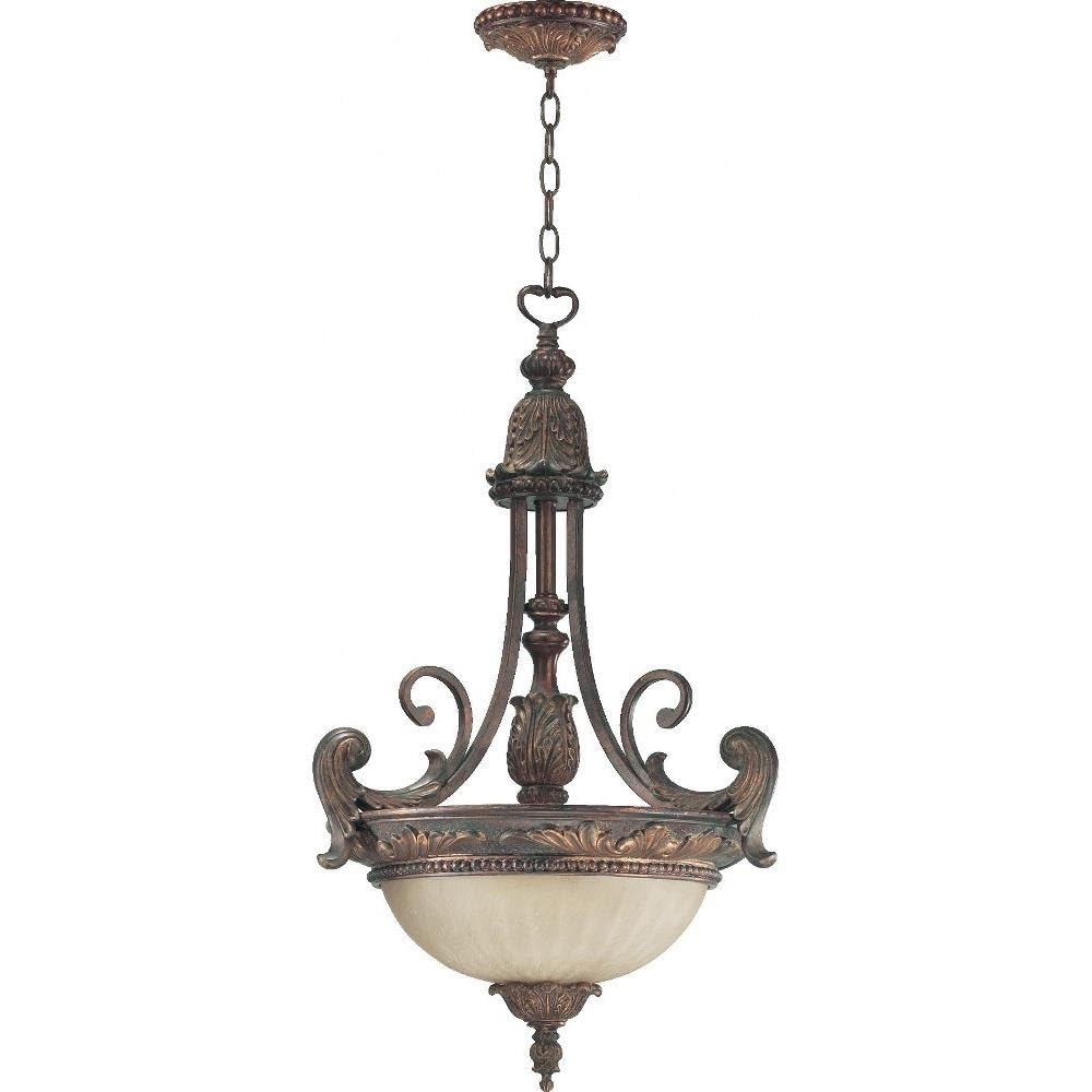 Quorum Lighting Madeleine - 3 Light Pendant in Traditional Style - 19.5 inches Wide by 29.25 inches high -Traditional Installation