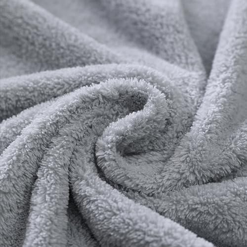 Hysunland 1 Pack Blue and White Cabana Stripe Beach Towel for Women Men Oversized 59x29.5 Inches, Ultra Plush Cotton Striped Beach & Pool Towels for Swimming Bath Gym