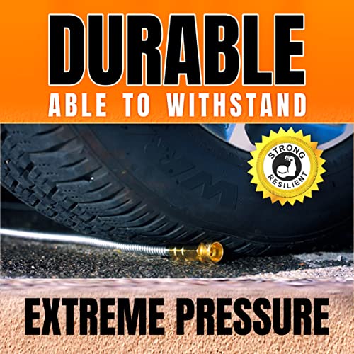 Tardigrade Metal Garden Hose 1 FT, Heavy Duty 304 Short Stainless Steel Water Hoses, Unmatched Durability, Flexible, Lightweight, Outdoor