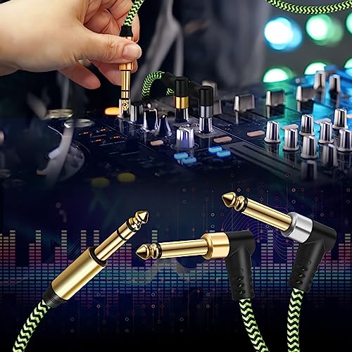 TAISUSAN 1/8 Stereo to Dual 1/4 Mono Cable 3ft, 3.5mm to Dual 1/4 Cable, 1/8 inch TRS Stereo to Dual 1/4 inch TRS Splitter