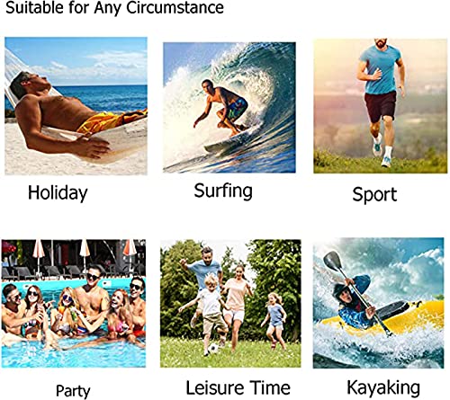 visesunny American Flag Cool Gun Men Beach Shorts Hot Summer Swim Trunks Sports Running Bathing Suits with Mesh Lining