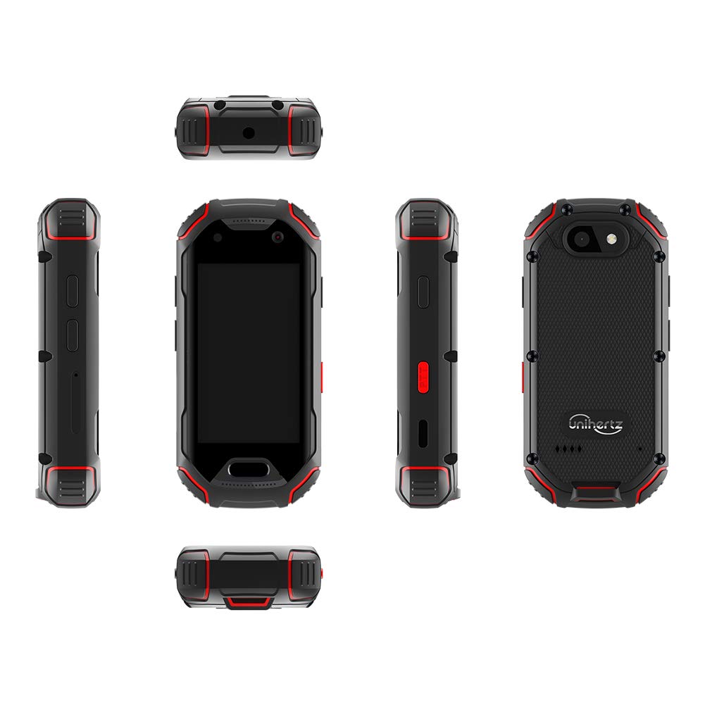 Unihertz Atom - The World's Smallest 4G Rugged Smartphone with Android 9.0 Pie, Unlocked, 4GB RAM, and 64GB ROM (T-Mobile & Verizon Support)