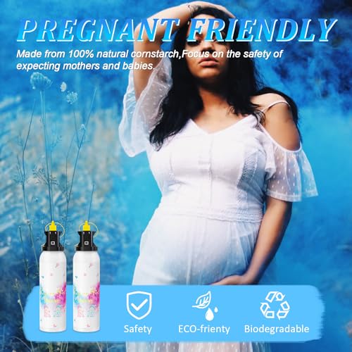 SRG Large Gender Reveal Fire Extinguisher Color Blaster | 2 Packs Baby Boy Blue Gender Reveal Extinguisher Smoke | Gender Reveal Decorations & Ideas | Long Lasting(Blue)