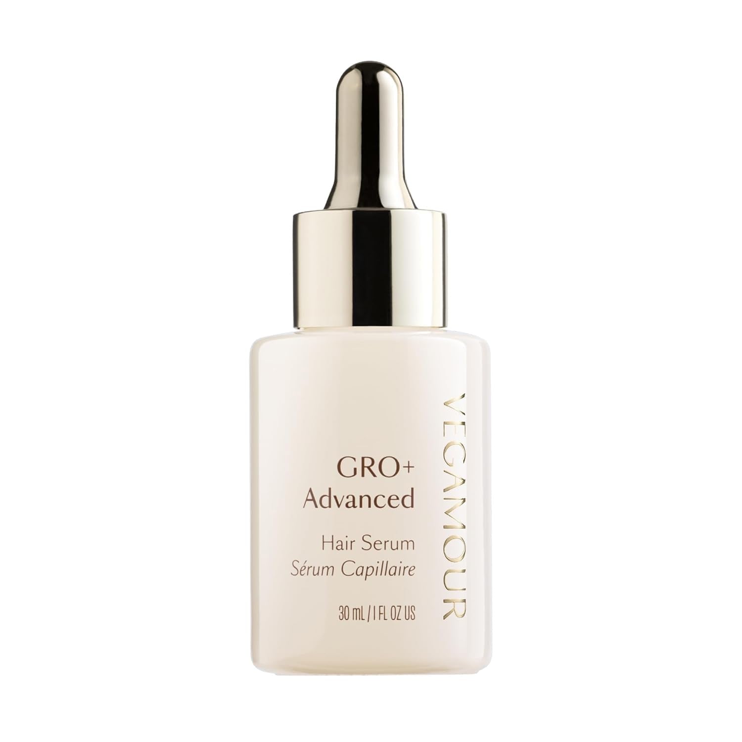 VEGAMOUR GRO+ Advanced Hair Serum for Improving Hair Density, Tonic Reduces Shedding and Promotes a Healthy Scalp, 30 Day Supply, 1 fl oz, New Packaging