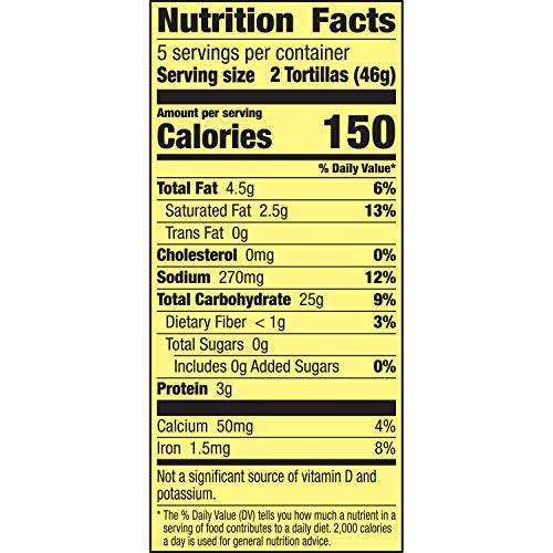 Old El Paso Flour Tortillas for Soft Tacos and Fajitas, Meal Prep, 10 Ct, 8.2 oz (Pack of 6)