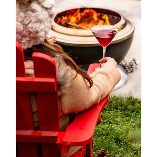 Cuisinart 24” Cleanburn Smokeless Fire Pit with Removable Base for Ash, Portable Wood Burning Outdoor Fireplace, Stainless Steel Smoke Free Outdoor Heater, Enhanced Airflow and Easy Cleanup