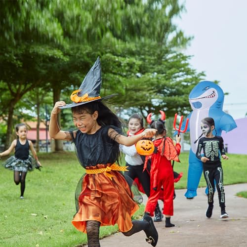 M MH ZONE Inflatable Shark Costume for Adult Funny Halloween Costumes Fantasy Cosplay Blow up Costume