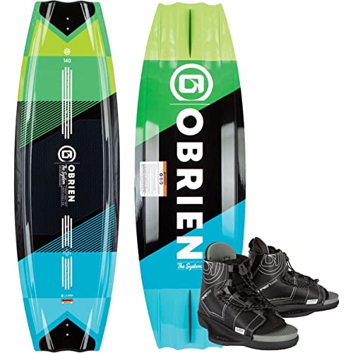 O'Brien System Wakeboard 140cm w/Clutch 10-14 bindings,Green