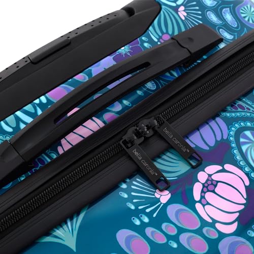 Travelers Club Bella Caronia 20" Carry-On Voguish Luggage, Desert Pattern, 3 Piece Set