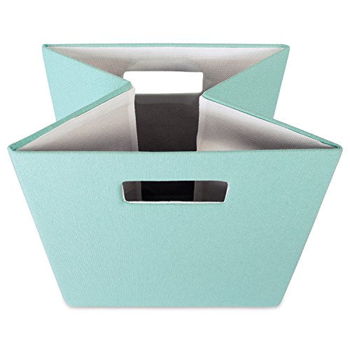 DII Poly-Cube Storage Collection Hard Sided, Collapsible Solid, Large, Teal