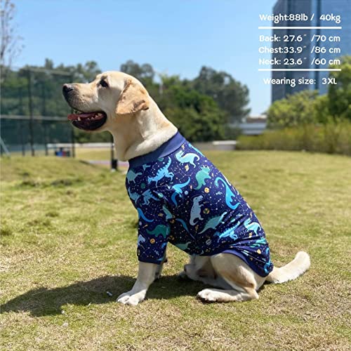 Dog Pink Sleeveless T Shirt Unicorn Rainbow Prints Dog Vest Shirt Soft Stretchy Summer Clothes for ExtraLarge Dog Boys Girls Shirt (3X-Large,Unicorn)