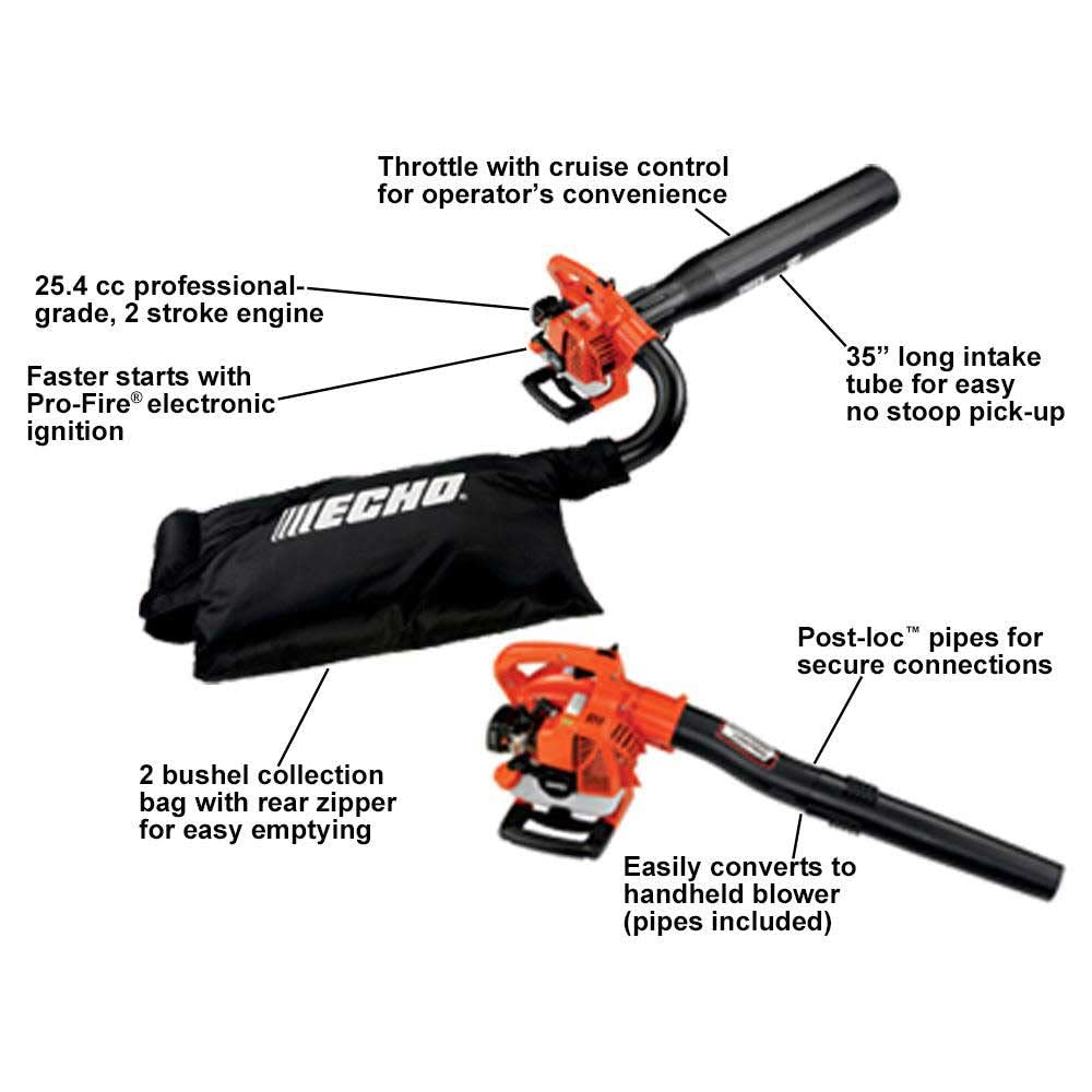 Echo ES-250 25.4cc Shred N Vac
