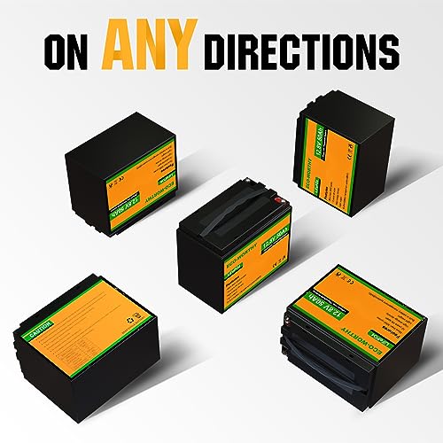 ECO-WORTHY 12V 50Ah 3 Pack LiFePO4 Lithium Battery (Pack in Series to 36V 50Ah), Built-in BMS, 3000+ Deep Cycle, Replacement of Lead-Acid Battery, Easy Installation, for Golf Cart, Trolling Motor