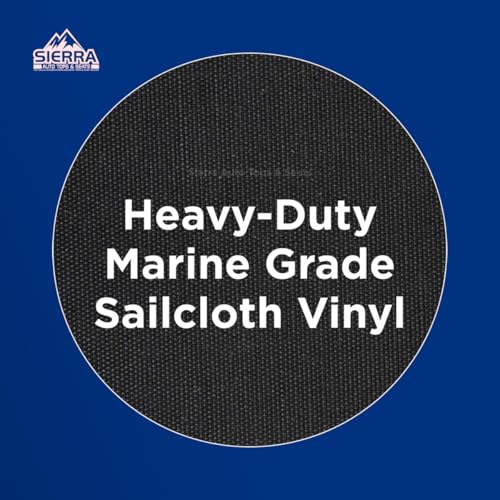 Sierra Auto Tops Replacement Convertible Soft Top with Heated Glass Window, fits Ford Mustang models 1994-2004, Premium Grade Sailcloth Vinyl, Black