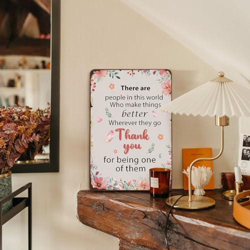 Inspirational Gifts for Women Coworker Boss Appreciation Gifts for Women, Going Away Farewell Gifts,Thank You Gifts 8x12 Inches Metal Tin Signs