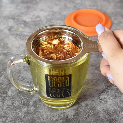 Tiesta Tea - Brewbasket Stainless Steel Basket Infuser | Loose Leaf | Reusable Fine Mesh Steeper for Hot, Iced Tea & Coffee | Holds 5oz, Steeps One Cup