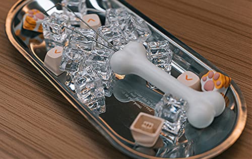 FKZ ZOMOPLUS Keycap Puller,Custom Keycap Puller,Cute Bone Custom Keycap Puller,Mechanical Keyboard Keycap Removal Tool (Bone)