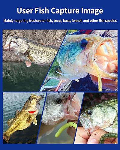 ENERFLAT Soft Plastic Fishing Lure - Wacky Worms, Fishing Worms for Bass Fishing, 5 Inch,8pcs,Tear-Resistant - Soft Plastic Stick Baits,Plastic Wacky Worms Kit-RED