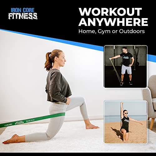 Chin up Assist Exercise Bands. Resistance Pull Up Bands Set of 5 Gym Quality Light Medium Heavy Long Mobility Powerlifting.