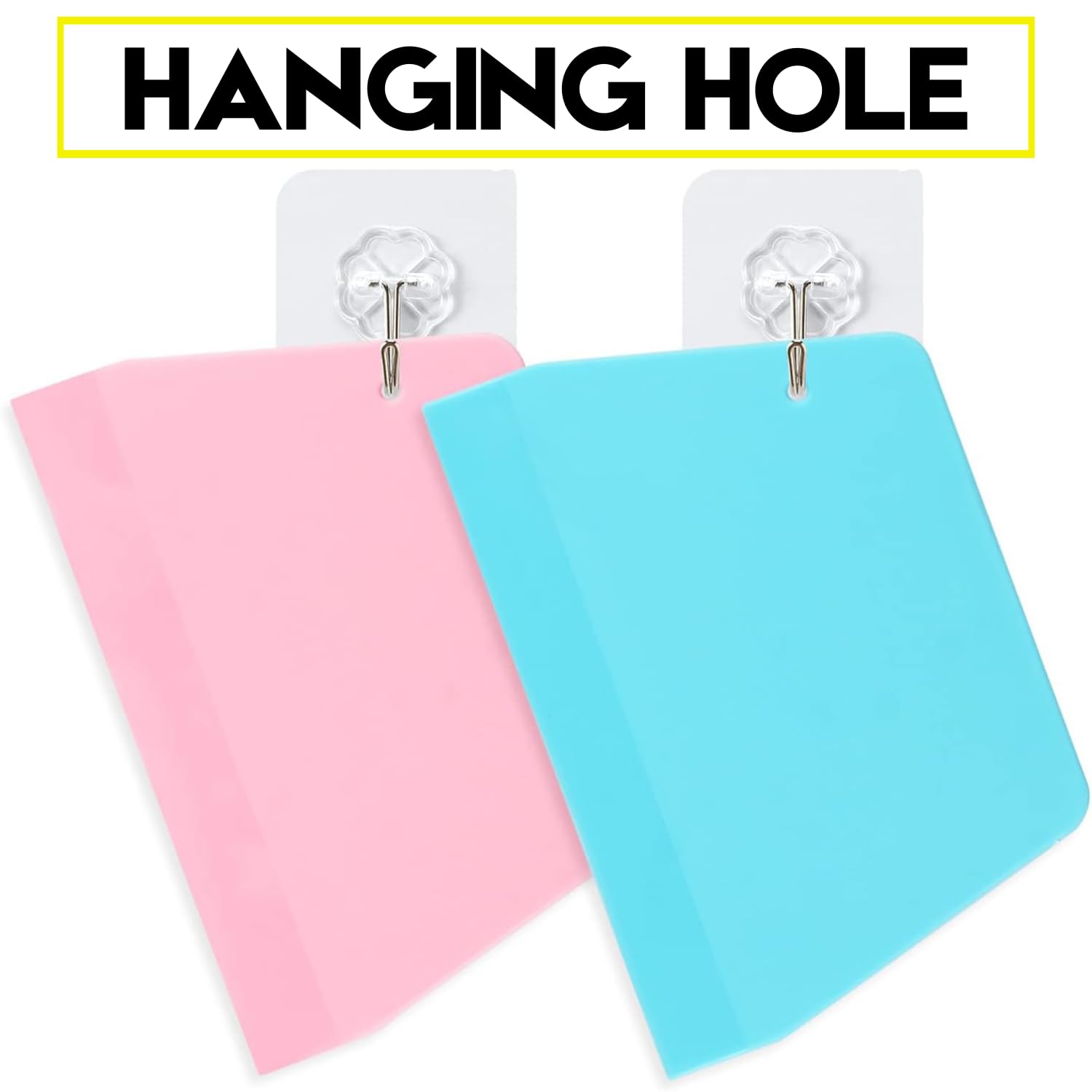 Dough Scraper Bench Scraper HARD - SURDOCA BPA Free PP Plastic Dough Cutter, Sharp Edge & Angles Dough Divider. Non-Slip Kitchen Baking Spatula Scraper, Cooking Lovers' Gift, Color: Blue+Green+White