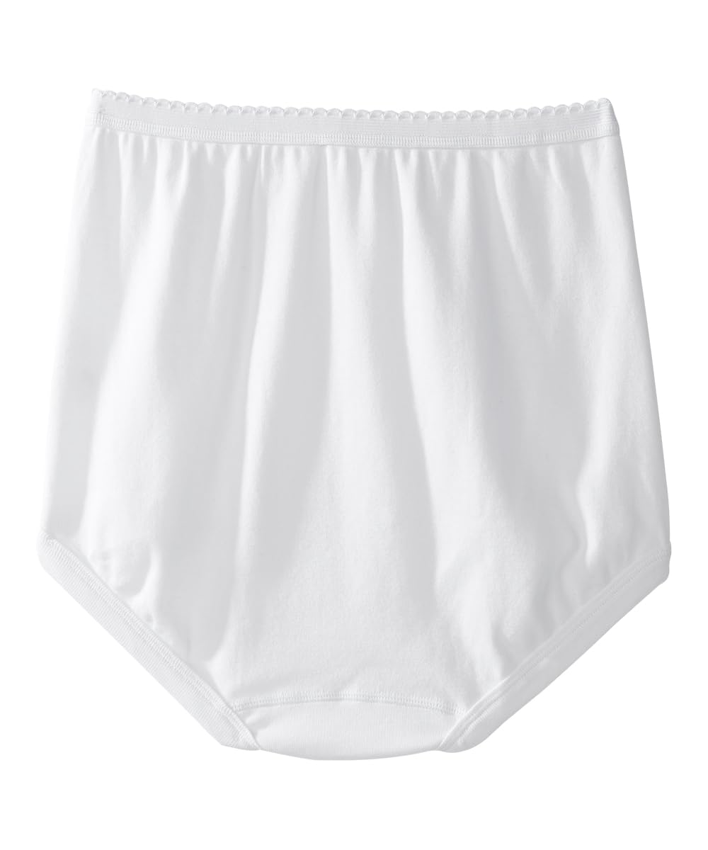 Silvert's Adaptive Clothing & Footwear Womens Cotton Briefs 3 Pack - LGE White