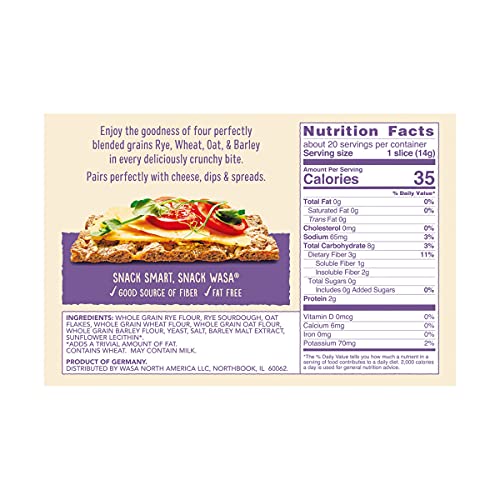 Wasa Multigrain Crispbread, 9.7 oz (Pack of 1)
