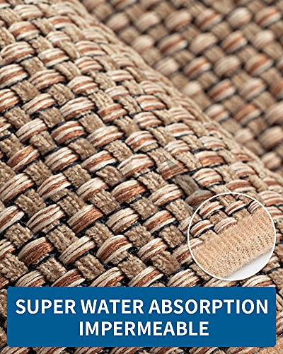 Kitchen-Runner Rugs 1.6' x 8' Non Skid Washable Hallway Runner-Rugs, Kitchen Runner Rugs and mats for Kitchen, Front of Sink, Kitchen Mats for Floor (Beige, 1.6'x8')