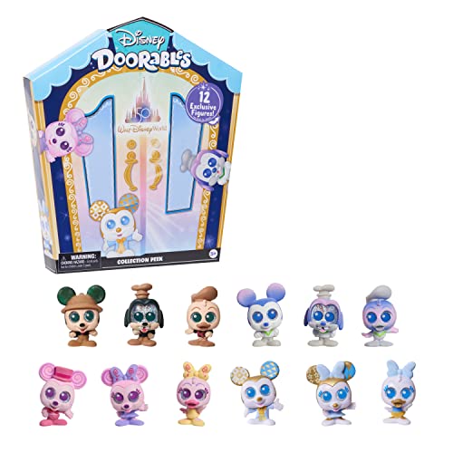 Disney Doorables Walt Disney World 50th Anniversary Collection Peek, Blind Bag Inspired Mini Collectible Figures, Kids Toys for Ages 5 Up, Amazon Exclusive by Just Play