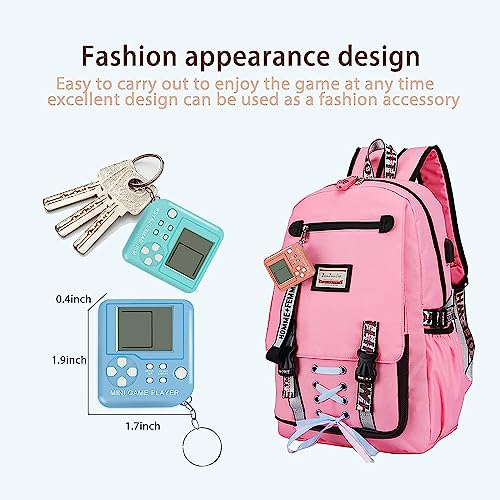 DJMUMU 12Pcs Video Game Birthday Party Favors Keychains for Kids Video Game Party Favors Video Game Keychains for Backpack Birthday School Party Favor Supplies Key Chains