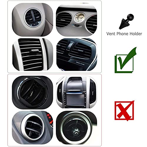 Car Phone Mount, Vansky 3-in-1 Cell Holder Air Vent Dashboard Mount Windshield for iPhone Xs Max R X 8 Plus 7 6S Samsung Galaxy S9 S8 Edge S7 S6 LG Sony and More
