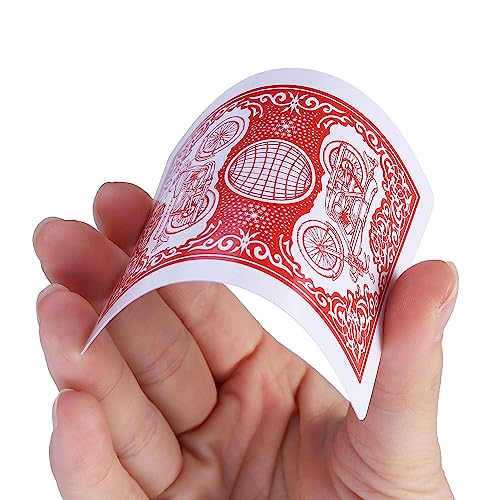 LotFancy Playing Cards, 2 Pack, Decks of Cards, Poker Size Standard Index, for Blackjack, Euchre, Canasta Card Game, Casino Grade Poker Cards, Blue and Red