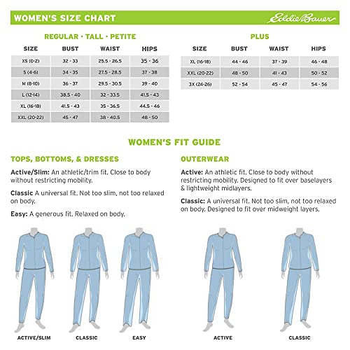 Eddie Bauer Women's Resolution Long-Sleeve T-Shirt, Dark Smoke, X-Small