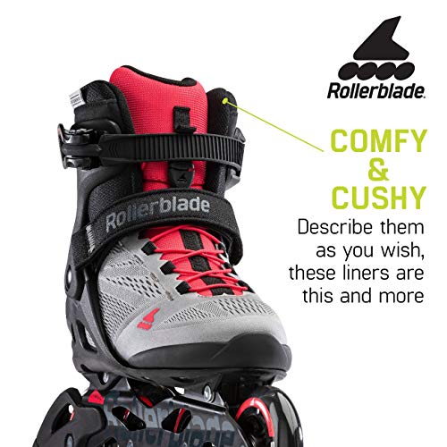 Rollerblade Macroblade 90 Women's Adult Fitness Inline Skate, Neutral Paradise Pink