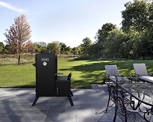 Dyna-Glo DGO1890BDC-D Wide Body Vertical Offset Charcoal Smoker,Black