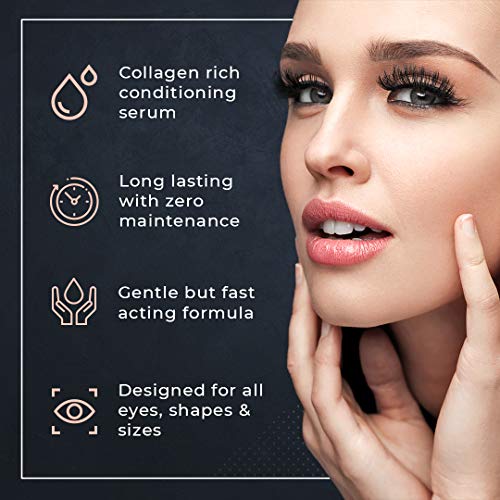 2 in 1 Lash Lift Kit and Brow Lamination Kit | Instant Perming, Lifting & Curling for Eyelashes & Eyebrows | Professional Salon Results Lasting 6-8 Weeks | Includes Glue & Supplies for 5+ Treatments