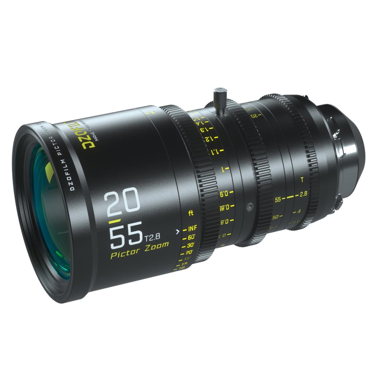 DZOFILM Pictor 20-55mm T2.8 Super35 Parfocal Cine Lens for PL Mount and Canon EF, Black