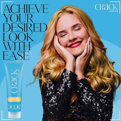 Crack HAIR FIX Conditioner - Nourishing and Hydrating Conditioner Create To Detangle, Tame, And Improve The Resiliency Of Your Hair