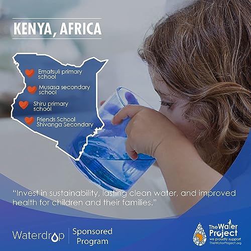 Waterdrop Water Filter Stainless Steel Stand, with Rubberized Non-Skid Feet, Replacement for Berkey® Water Filter System, King Tank Gravity-fed Water Filter System