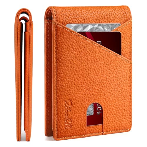 Zitahli Wallet for Men,Mens Wallet,Slim Leather Bifold,RFID Blocking 11 Slots Gift Box