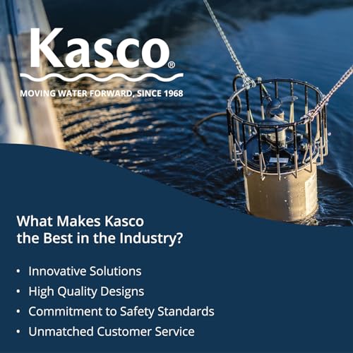 Kasco Deicer 3/4 HP Lake & Pond De-icer 120V – Single Phase with 25 Ft Electric Power Cord | Water Deicer for Ponds, Lakes & Dock Bubbler