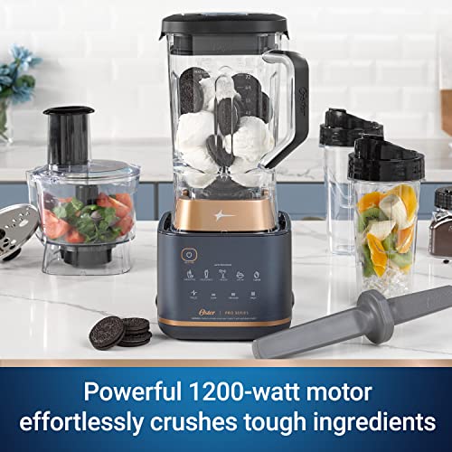 Oster Pro Series 2-in-1 Kitchen System with XL 9-Cup Tritan Jar, Food Processor and Tamper Tool