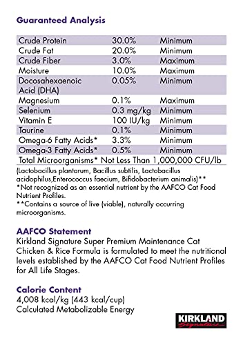 Kirkland Signature Super Premium Maintenance Cat Food