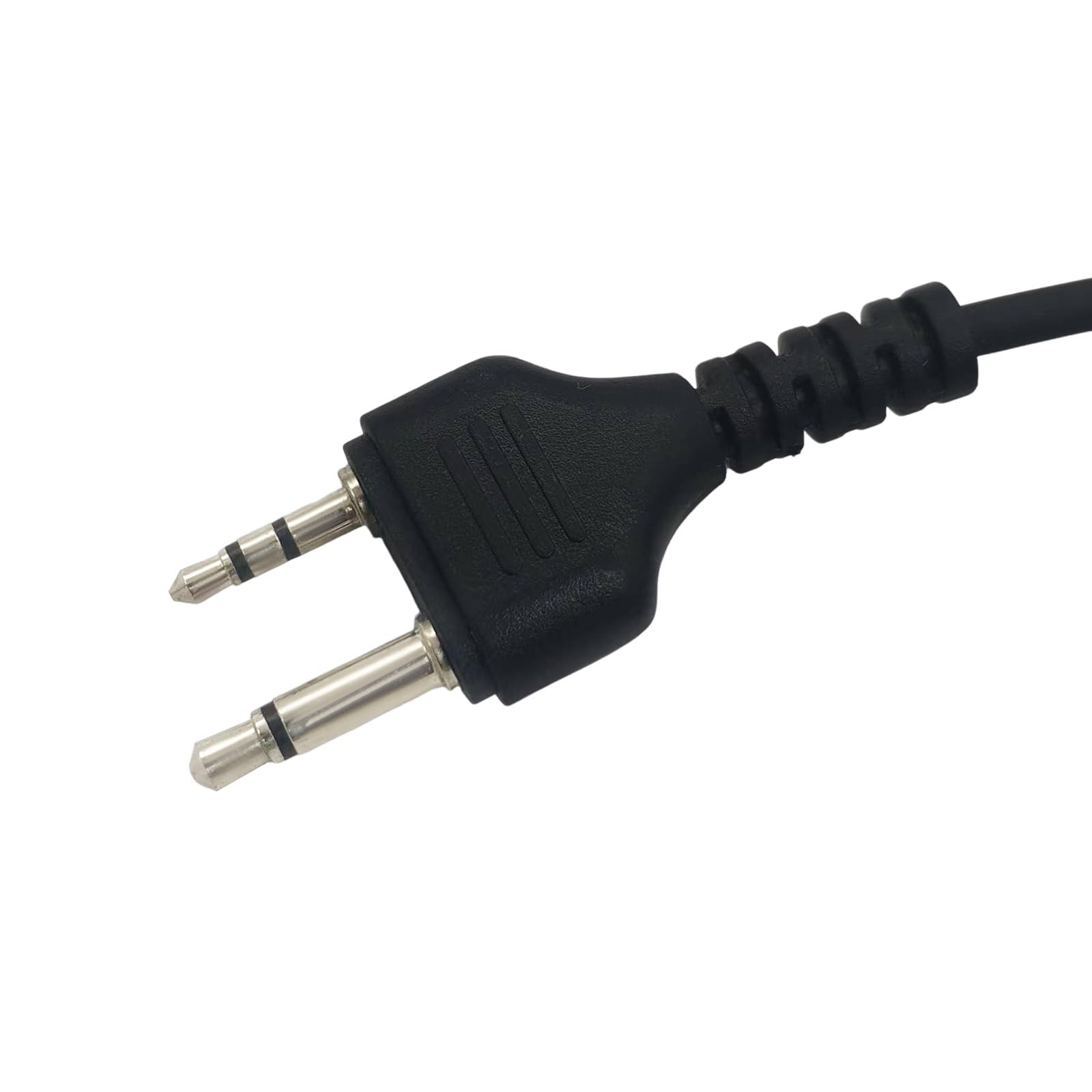 stdgove Radio Surveillance Earpiece Security Headset in Ear Piece 2 Pin Earphone Ptt Mic for Midland gxt x-tra xtra Talker gmrs gtx 1000 1000g 1050 gxt1000vp4 Walkie Talkies(to 3.5mm Earbuds)